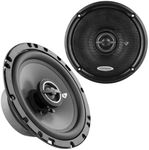 Black Diamond DIA-65.2 6.5" Car Coaxial Speakers 2 Way 120 Watts 4-Ohm Stereo Replacement Upgraded 6.5 Door Speakers - Removable Grill Included (Sold in Pairs)