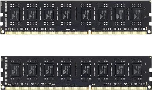 Timetec 16GB KIT(2x8GB) DDR3 1333MHz PC3-10600 Non-ECC Unbuffered 1.5V CL9 2Rx8 Dual Rank 240 Pin UDIMM PC Desktop Computer Memory RAM Module Upgrade (16GB KIT(2x8GB))