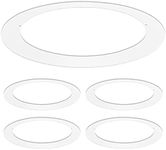 Luxrite 4 Pack White Goof Trim Ring