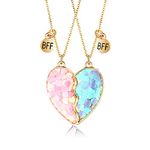 Aooaz Friend Heart Necklaces 2 Pieces