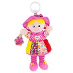 LAMAZE My Friend Emily, Clip on Pram and Pushchair Newborn Baby Toy, Sensory Toy for Babies Boys and Girls from 0 to 6 Months