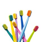 CURAPROX Dr. Reddy's Cs 5460 Toothbrush | Extra Gentle Bristles | Octagonal Handle | Densely Packed Filaments | Reaches All The Critical Areas | Incredibly Fine | Pack Of 4, Manual - 8 Years And Above