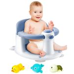 Baby Bath Seat, Infant/Toddler Sit Up Bathtub Seat For Baby 6 Months & Up, Baby Bath Essentials, Great Baby Shower Gifts For Newborn And New Mothers