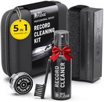 Big Fudge Professional Series Vinyl Record Cleaner Kit - Vinyl Record Cleaning Kit Includes Vinyl Record Brush Cleaning Fluid, Stylus Gel, Brush for Velvet, Padded Storage Case