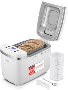 TZS First Austria - Brotbackautomat 850W - Teigmenge 900g und 1350g - 14 Automatikprogramme - Einstellbare Bräunungsgrade, Timer & Warmhaltefunktion - Automatische Abschaltung