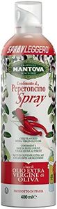 Peperoncino Spray in Olio Extra Vergine di Oliva 400ml - Olio Spray italiano – Sprayleggero – 100% Naturale,100% Leggero, 100% Facile - Con lo spray risparmi fino al 90% di prodotto