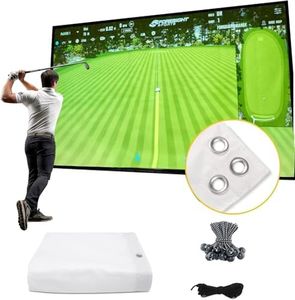 Golf Simulator Impact Screen（78 * 58） for Training, Indoor Simulators, Washable Screen for Golf Practice