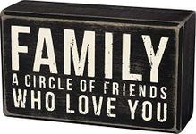 Primitives by Kathy Classic Box Sign, 5 x 3-Inches, Family Circle