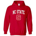 AH03 - North Carolina State Wolfpack Arch Logo Hoodie - Large - Red