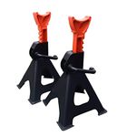 Samnantools Car Jack Stand, Steel Jack Stands with 3 Ton Capacity with Heavy Duty Self Locking Ratchet Handle (1 Pair)