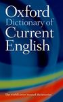 Oxford Dictionary of Current English 4th Ed