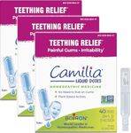 Boiron Camilia Drops 40 Count (Pack of 3) Relief of Painful or Swollen Gums and Irritability in Babies - for Daytime and Nighttime - Liquid Drop for Baby