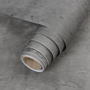 Arthome 40x310cm Dark Gray Concrete Wallpaper Peel and Stick Contact Paper Self Adhesive Waterproof Concrete Decorative Vinyl Film for Studios,Offices,Shops,Bars,Gyms,Restaurants Countertop