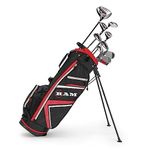 Ram Golf Accubar Plus Golf Clubs Set - Graphite Woods and Steel Shaft Irons -MRH