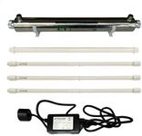 Realgoal 6GPM UV Water Purifier 25W, with Extra 2 Lamps,UV Water Filter for Whole House Purification