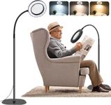 NUFECARG Magnifying Floor Lamp, 5X 