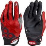 SPARCO MECA 3 GLOVES SIZE 10 (M) RED