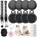GPS Tracker Tag Android 4 Pack, for Google Find Hub App (Android ONLY), No Subscription/Monthly Fee Car Trackers Smart Tags for Vehicles, Pet Item Finder Tracking air tag for Cat Collar Dog Luggage