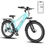 RCB G5 Electric Bike, 27.5" Adult E-Bike, 250W Motor,36V 10.4Ah, Max Speed 25 km/h, NFC/APP Unlock, Urban E Bike for Men and Women Commuter Riding