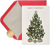 Papyrus Christmas Cards Boxed with Envelopes, Splendor of the Season, Christmas Tree (12-Count)