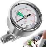 johntruck 0580495/580495 HEA Spraying Pressure Gauge Assembly Fit for Titan/Wagner Airless Sprayer, Standard 1/4" NPT Threads Fittings