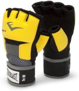 Everlast EverGel Hand Wraps (Yellow, Medium)