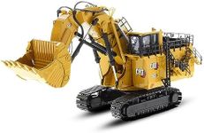 Caterpillar Diecast Masters 85650 Mining Excavator 6060FS with Front Shovel, Detailed H0 CAT Construction Vehicle, Scale 1:87, Approx. 24 x 11 x 12 cm, from 14 Years, for Model Railways and Collectors