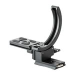 Fotopro Camera Vertical Bracket, Tripod Mount Ring Lens Mount, 1/4 Rotatable Collar Mount Plate for DSLR SLR, Fits Plate for Arca-Type, Supporting 84.8mm Lens Horizontal and Vertical