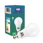 TBE LIGHTING 20W LED A80 Bulb - B22 Standard Bayonet Fitting, 150w Equivalent Non-Dimmable Energy Saving LED A80 Bulb, 1800 Lumen Output, 20,000Hrs Life Expectancy (4000K Cool White)