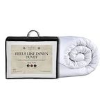 Hotel Essentials Soft Touch Feels Like Down Anti-Allergy 10.5 Tog All Season Double Duvet – Hypoallergenic Breathable Microfibre Cover with lightweight Hollowfibre Filling Bedding Quilt – White