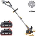 PATIOX Weed Wacker Cordless, Electric Weed Trimmer Rechargeable 3 in 1, Two 2.5 Ah Battery Powered Weed Whacker Cordless 20V Grass Trimmer with Blade and Charger (Two 2.5Ah Battery)