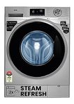 IFB 8 Kg 5 Star AI Powered Fully Automatic Front Load Washing Machine Steam Refresh (SENATOR WSS 8014, Silver, In-built Heater, 4 years Comprehensive Warranty)