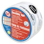 Tuck Tape Construction Sheathing Tape, Epoxy Resin Tape, 60mm x 55m (White)