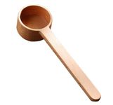 Coffee Scoop, Coffee Spoons,BEST HOUSE Korean Style Beech Wooden Coffee Ground Spoon, Measuring for Ground Beans or tea, Soup Cooking Mixing Stirrer Kitchen Tools Utensils, 1 Wooden Tea Scoop