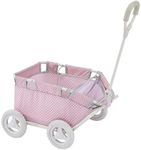 Olivia's Little World Polka Dot Princess Baby Doll & Stuffed Animal Wagon, Pink