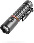 NEBO Torchy 2K 2,000 Lumen LED USB Rechargeable Torch - Up To 30 Hours Charge Camping & Work Torch With 5 Light Modes, Removal Steel Belt/ Pocket Torch Clip, Mag Dock USB Charger, Water Resistant