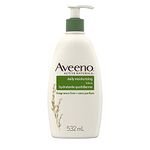 Aveeno Body Lotion with Pump, Active Naturals Daily Moisturizing Unscented Cream for Dry Skin, 532mL (Packaging May Vary)