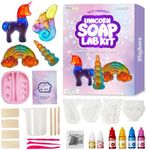 Playbees Soap Making Kit for Kids Unicorn Girl Gifts DIY Project Age 6 7 8 9 10 11 12 Best Educational Craft Activity Gift Science STEM Activity Birthday Present Craft Toys for Boys Girls