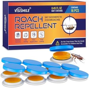 Cockroach Repellent Indoor and Outdoor: Roach Repellents for German Cockroaches, Small Roaches– Cockroach Deterrent for Homes and Kitchens 16 PCS