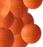 Capesaro Orange Paper Lanterns Deco