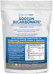 Organic Sodium Bicarbonate Alkaline Supplement For Alkalinity. Support Kidneys & Stomach Acid Neutralizer with Alkaline Superfoods. Sodium Bicarbonate Powder Kidney Immune Support Antacid Sports 2 LB.