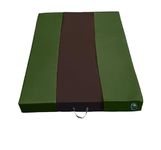 Landing Crash Fitness Mats, Water-resistant, multi-purpose,12cm extra thick foam mats, 15 Colours/Styles and 4 sizes (Extra Large, Green Stripe)