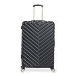 Kenneth Cole Reaction Women's Madison Square Hardside Chevron Expandable Luggage, Black, 20-Inch Carry On, Kenneth Cole Reaction Women's Madison Square Hardside Chevron Expandable Luggage