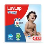 LuvLap Diaper Pants XXL, 15-25kg, 46 Count, Baby Diaper Pants, with Aloe Vera Lotion for Rash Protection, upto 12 Hour protection