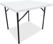Alera Square Plastic Folding Table,