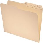 Pendaflex File Folders - Letter Size 1/2 Cut Tab Manila File Organizer, 9.5pt, Pack of 10