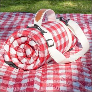 Genovega Waterproof Picnic Blanket Beach Outdoor Camping Mat Extra Large Foldable Cute Big Travel Essential Accessories Gift Park Patio Lawn Garden Grass Ground Music Festival Must Have Checkered