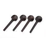 4pcs Ebony Wood Cello Pegs, Durable Lightweight Tuning Accessories for 4/4 Cello, Exquisite Craftsmanship