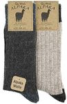 GoWith Alpaca Wool Socks for men an