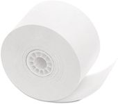 Single Ply Cash Register/POS Rolls, 1 3/4" x 150 ft., White, 10/Pack